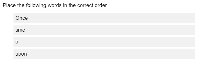 Reorderable Hot Text interaction